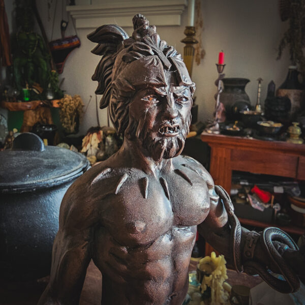 Phobos, God of Fear Original 14 Inch Statue - Image 6