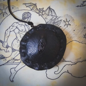 Protection Indian Head Penny Leather Hoodoo Car Amulet