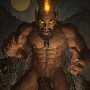 "Pan Lykaios, Wild God of Forests and Wolves" 8x10 Print